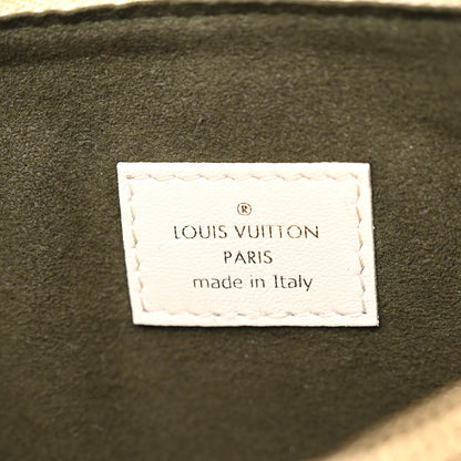 Louis Vuitton Lambskin Embossed Monogram Coussin PM Beige Cream 8 of 12