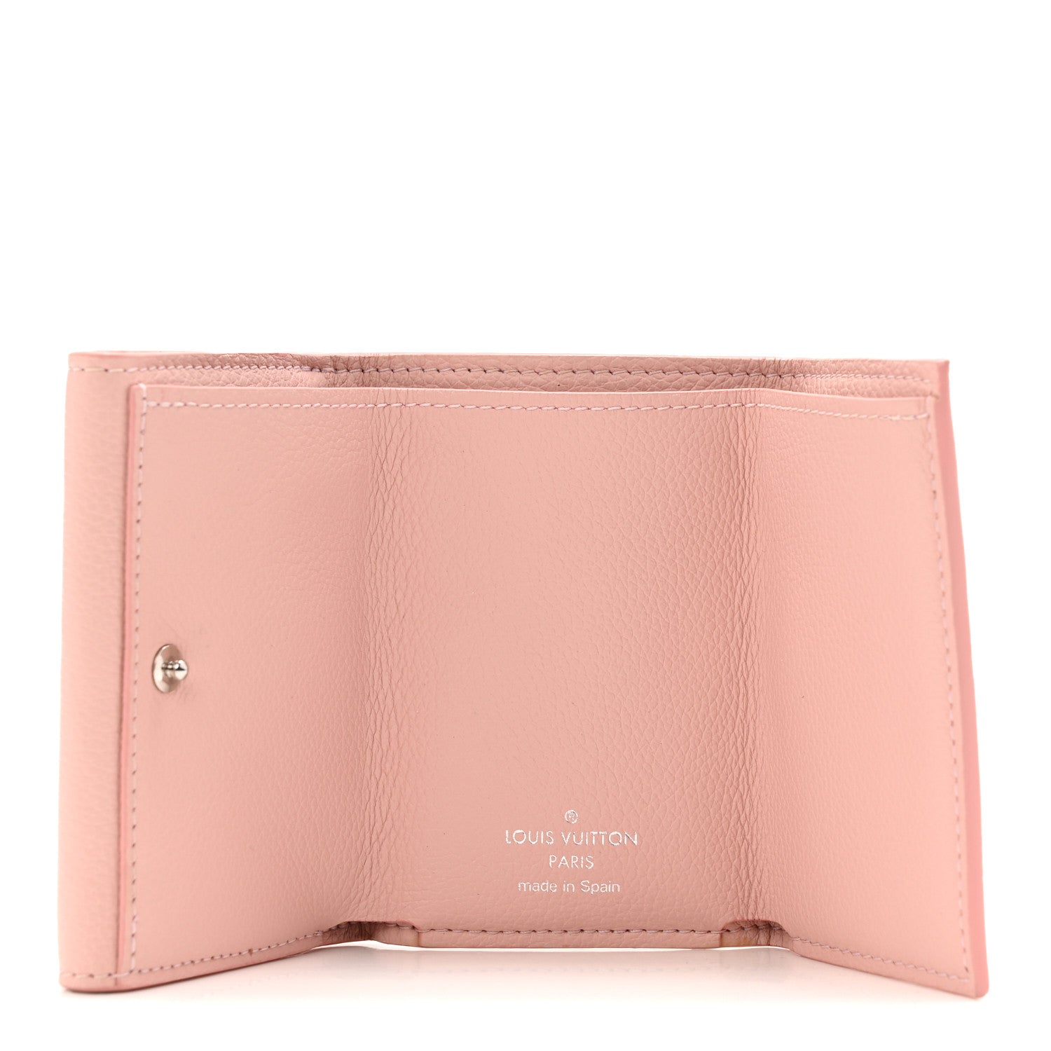 Louis Vuitton Calfskin Lockmini Wallet Rose Ballerine 5 of 7