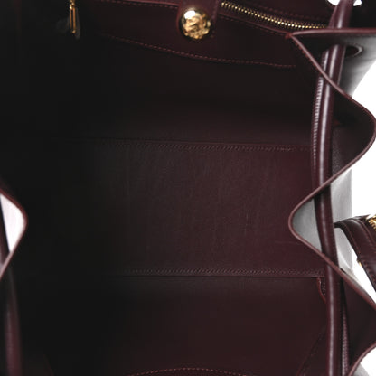 Loewe Supple Calfskin Small Madrid Bag Dark Burgundy 5 of 9