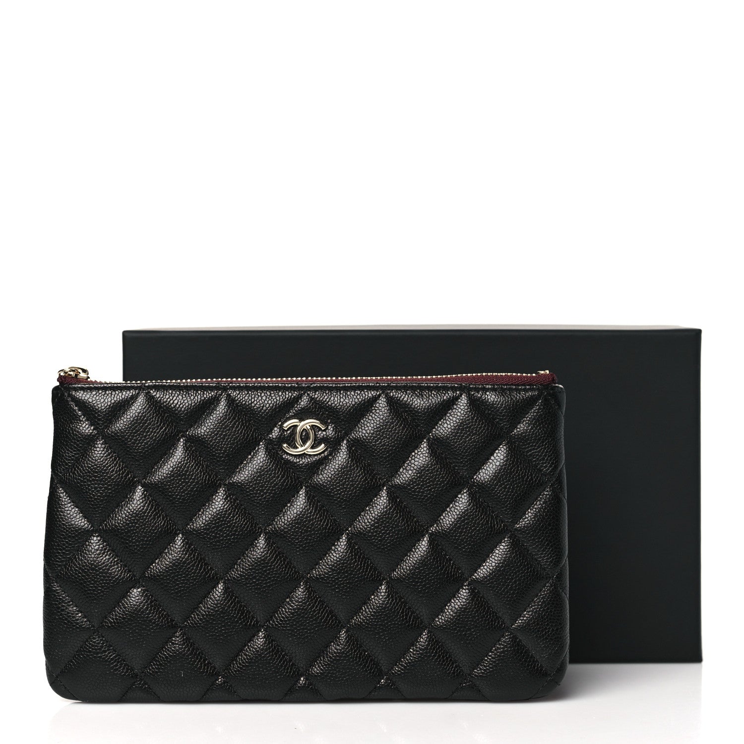 Chanel Caviar Quilted Cosmetic Case Black 9 of 9