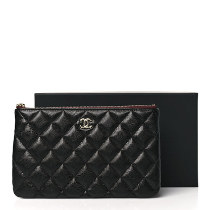 Chanel Caviar Quilted Cosmetic Case Black 9 of 9