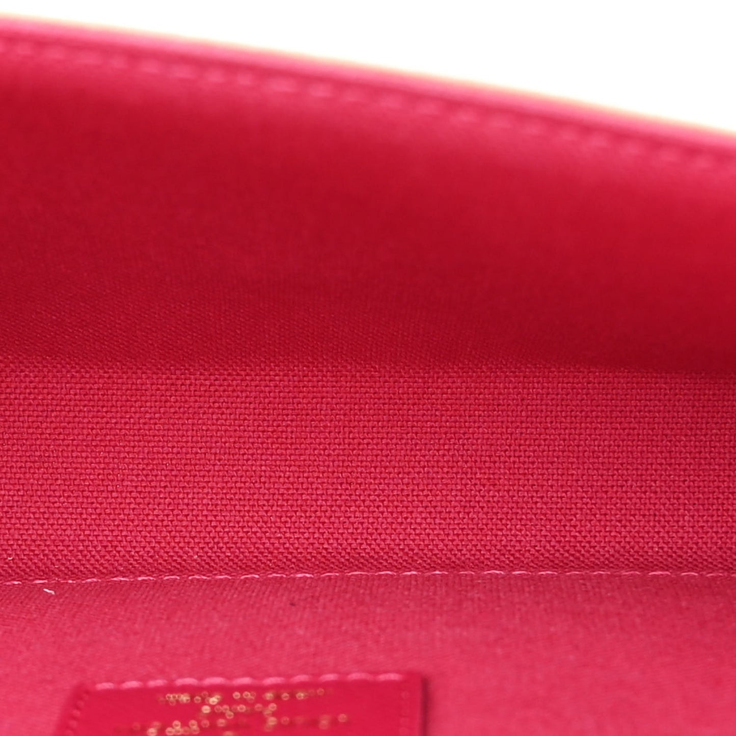 Damier Azur Studded Pochette Felicie Chain Wallet Fuchsia