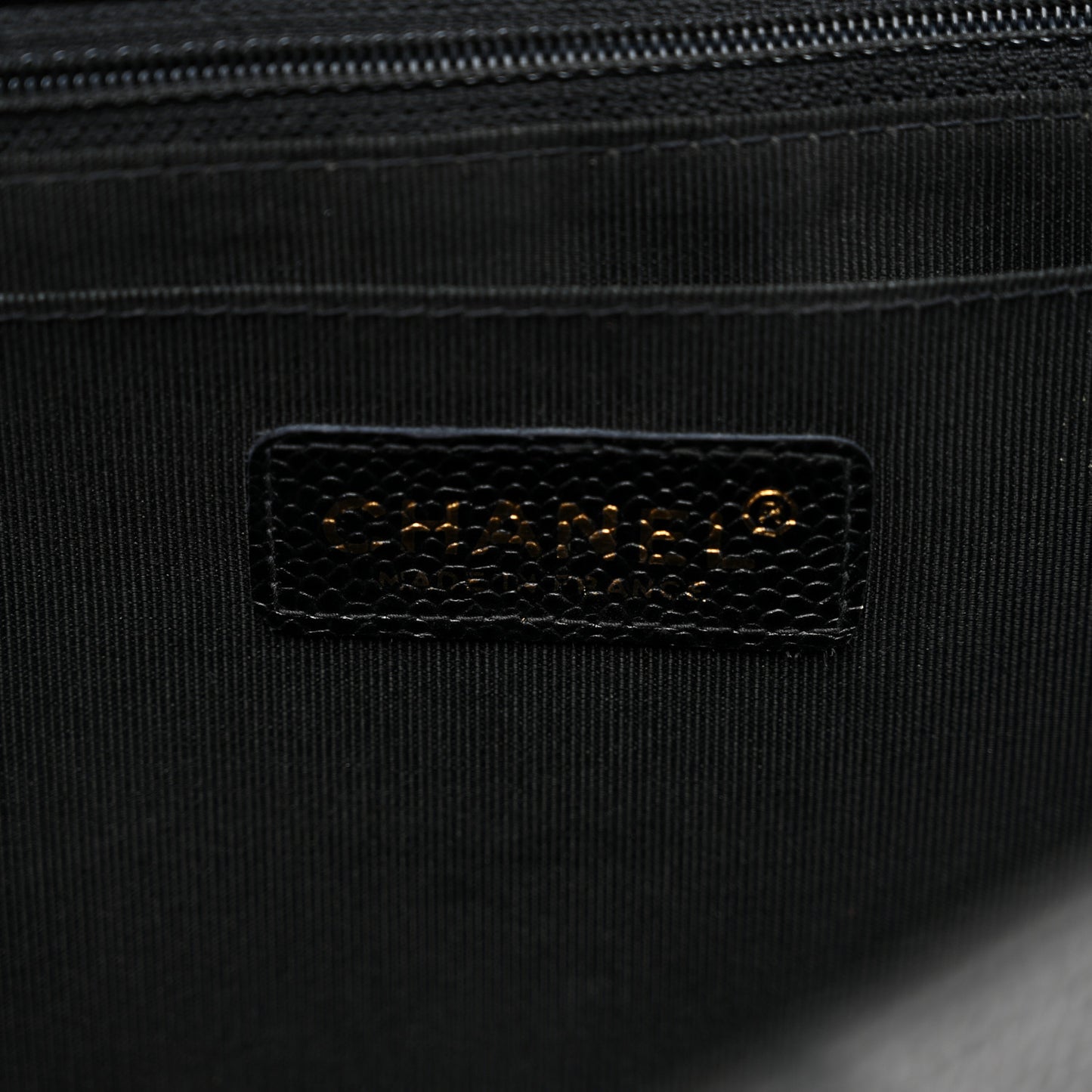 Caviar Quilted Medium Single Flap Black
