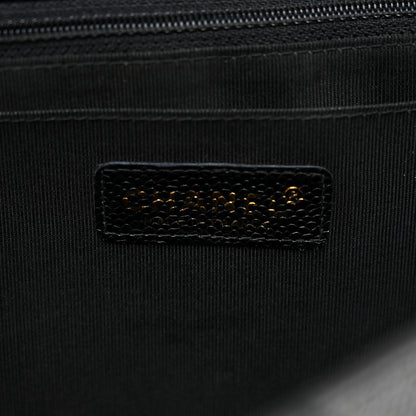 Chanel Caviar Quilted Medium Single Flap Black 7 of 12