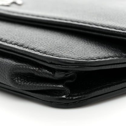 Chanel Caviar Sevruga Wallet On Chain WOC Black 22 of 25