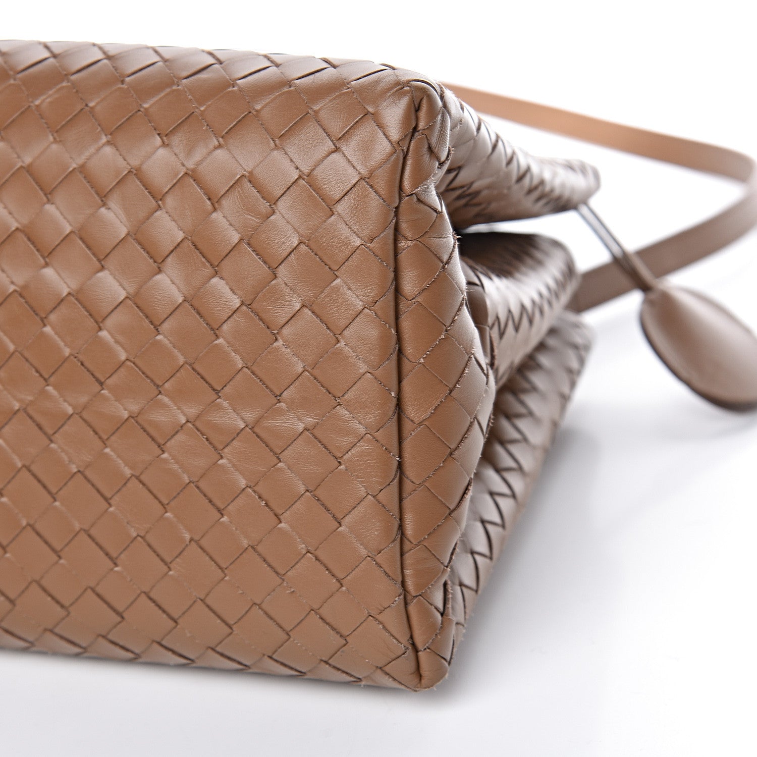 Bottega Veneta Light Calf Intrecciato Small Roma New Cigar 11 of 11