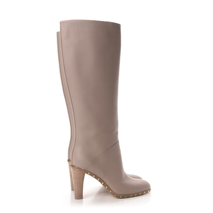 Valentino Garavani Nappa Soul Rockstud Boots 36 Poudre 4 of 13