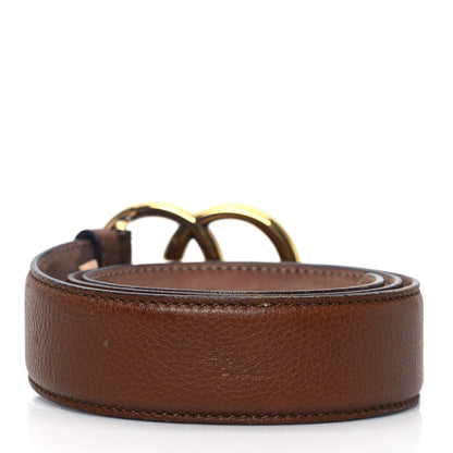 Gucci Calfskin Double G Belt 85 34 Brown 2 of 6