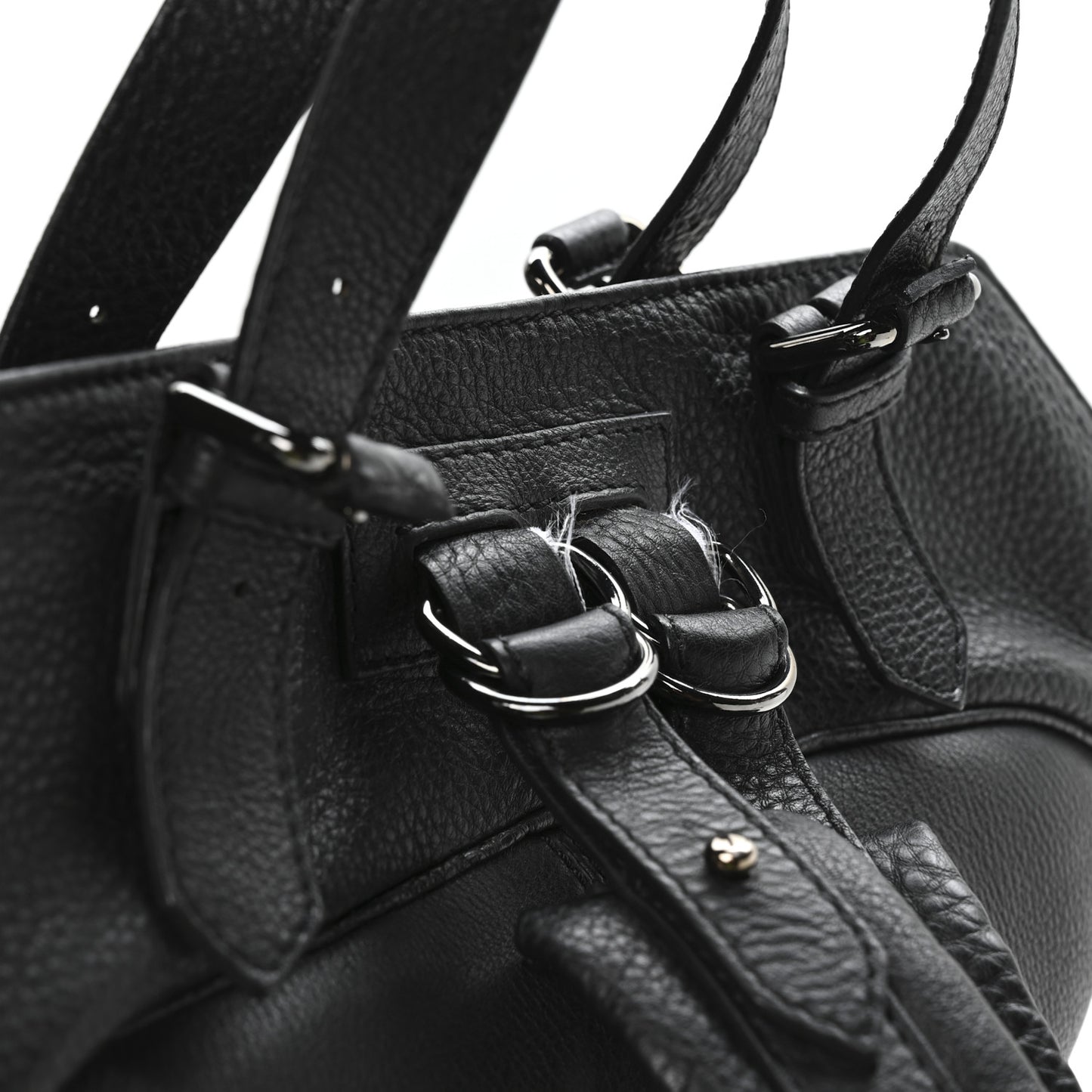 Calfskin Spikes Syd Backpack Black