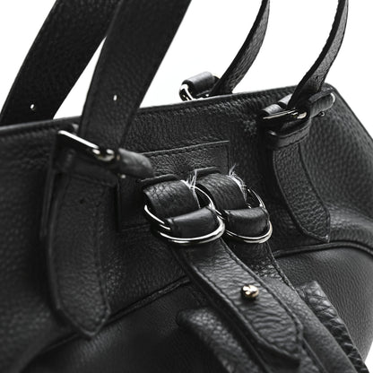 Christian Louboutin Calfskin Spikes Syd Backpack Black 10 of 10