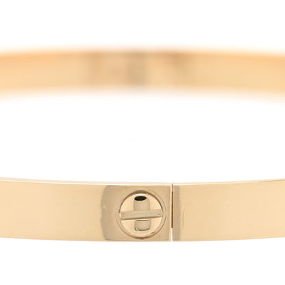 Cartier 18K Yellow Gold Small LOVE Bracelet 17 6 of 7