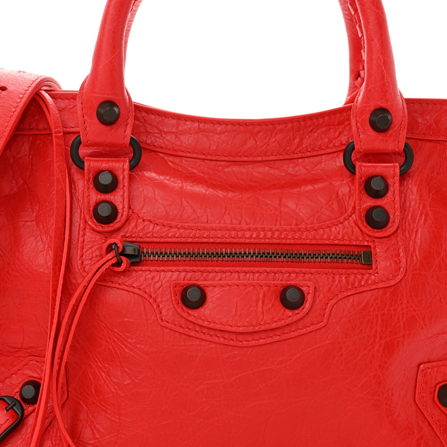 Agneau Arena Classic Hardware Small Le City Vermillon Red