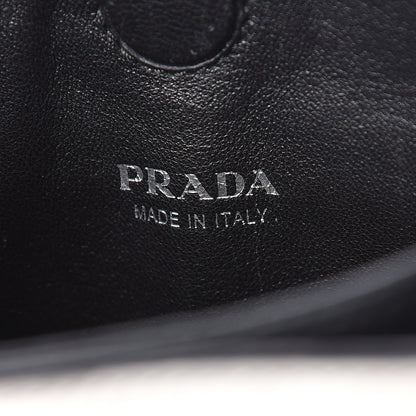 Prada City Calfskin Small Margit Bag White Black 7 of 10