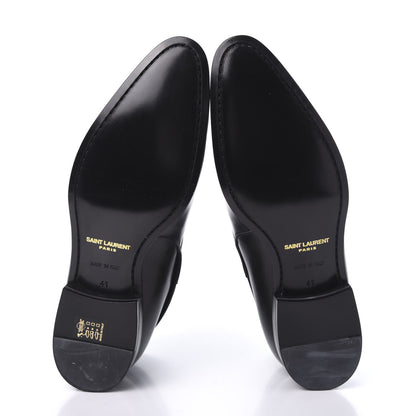 Saint Laurent Calfskin Mens Ankle Boots 41 Black 5 of 10