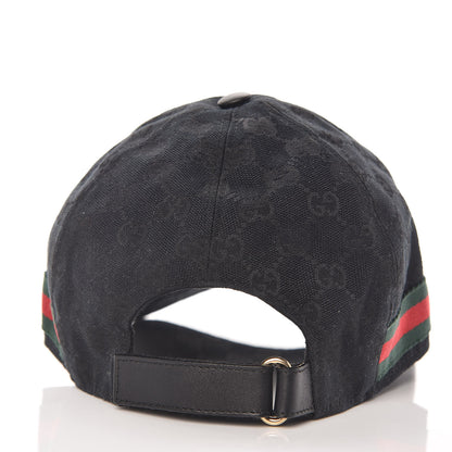 Gucci Monogram Web Baseball Hat L Black 3 of 6