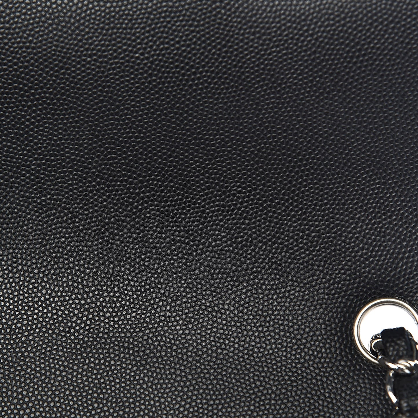 Caviar Quilted Mini Rectangular Flap Black
