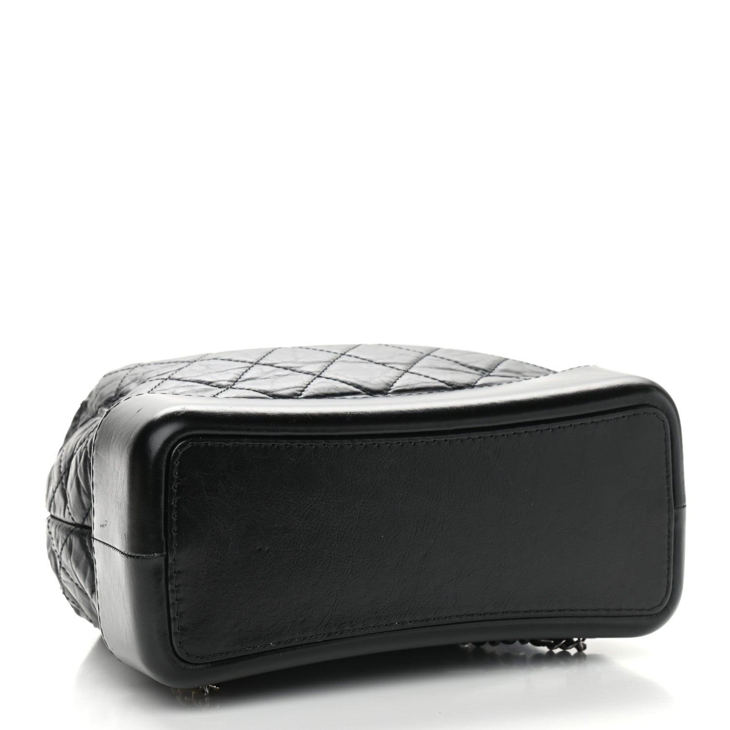 Chanel Aged Calfskin Quilted Gabrielle Backpack Black 3 of 11