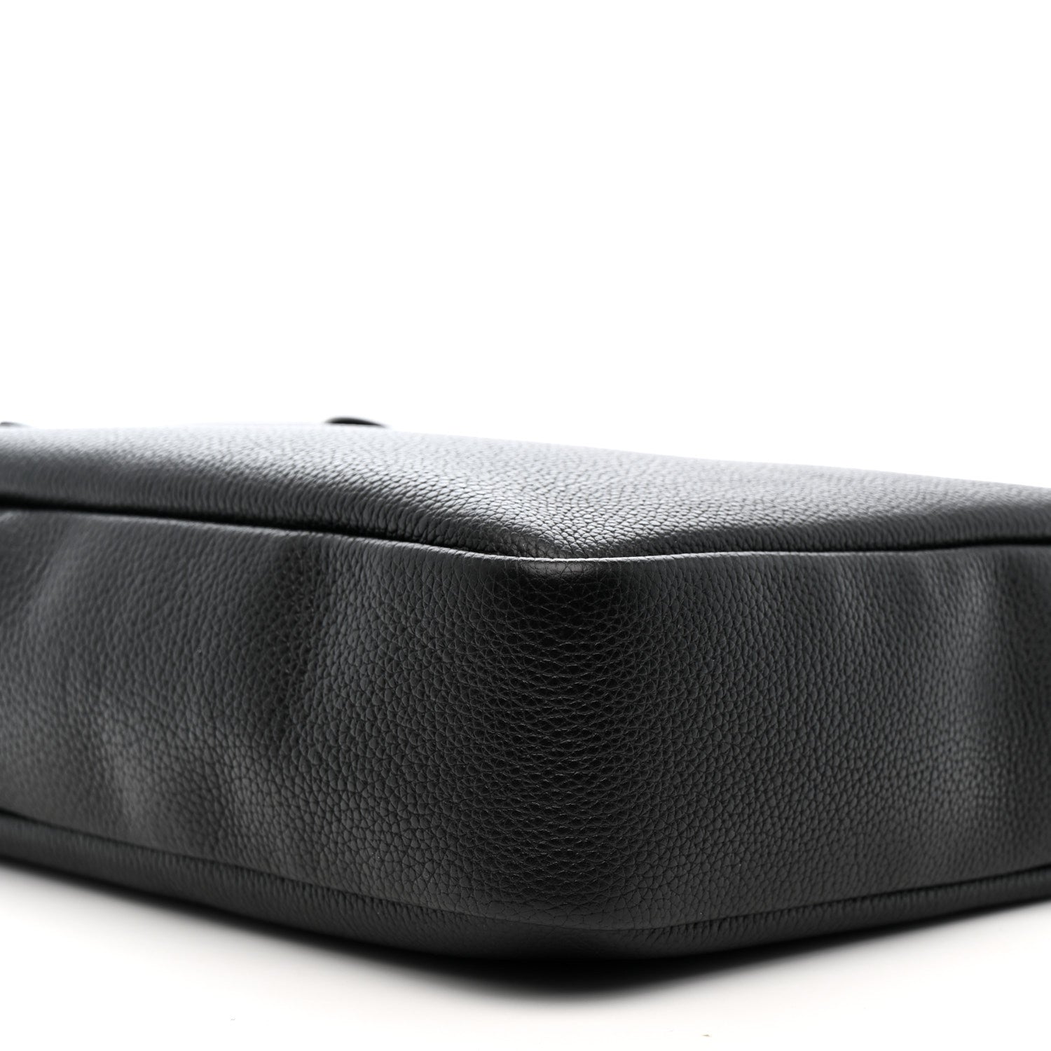 Saint Laurent Grained Calfskin Sac De Jour Briefcase Black 1792334