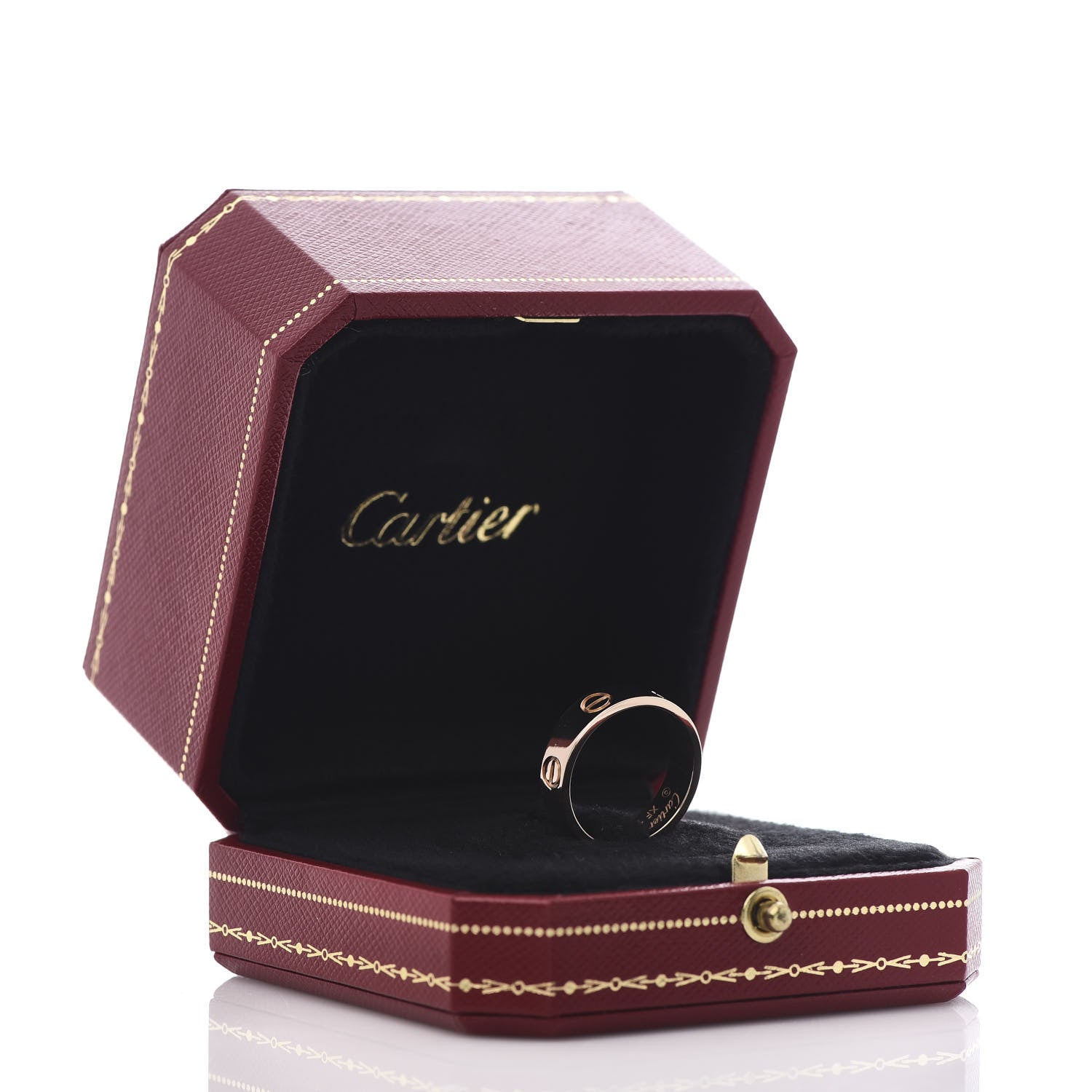 Cartier 18K Pink Gold 5.5mm LOVE Ring 55 7.25 5 of 5