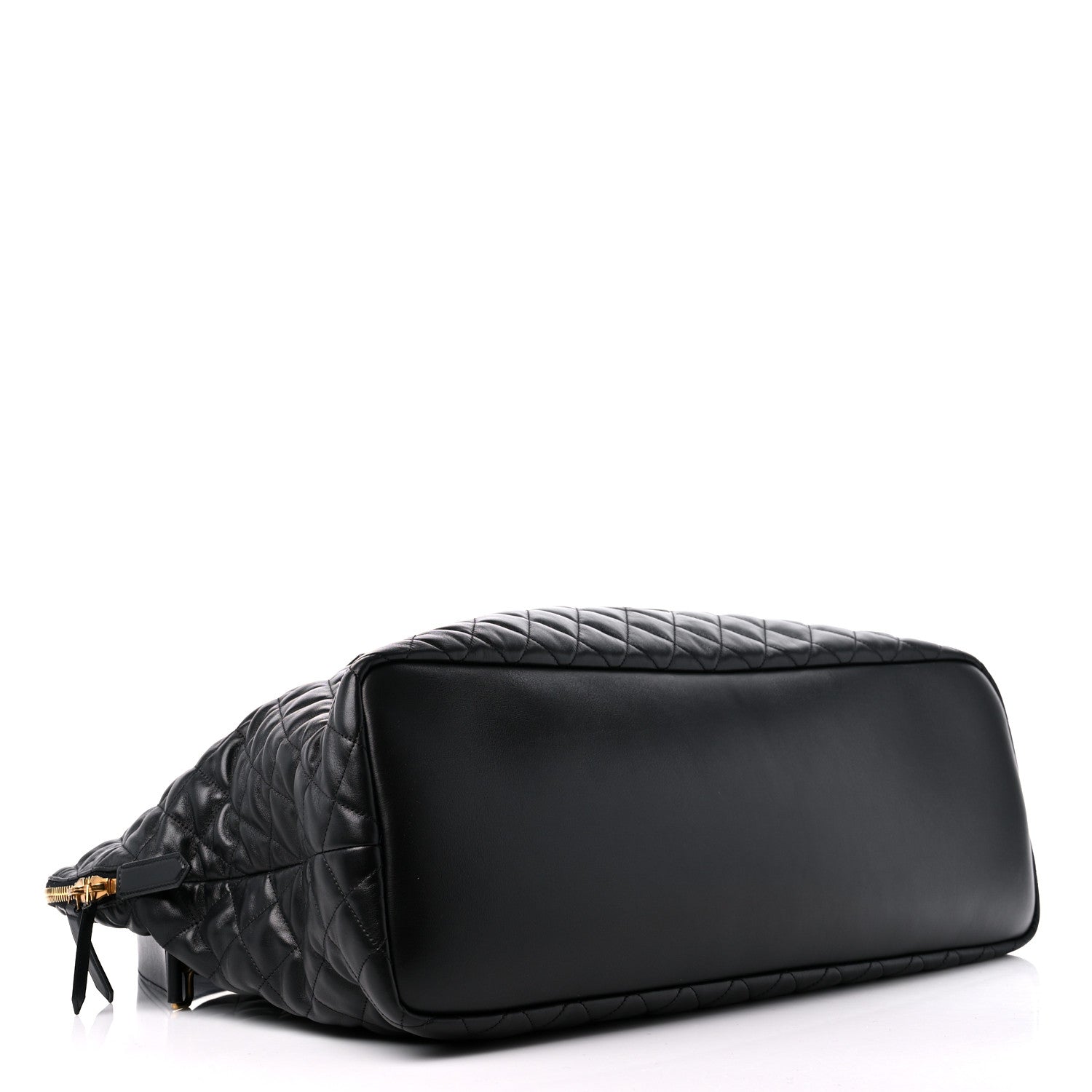 Saint Laurent Calfskin Quilted ES Giant Travel Bag Black 4 of 9