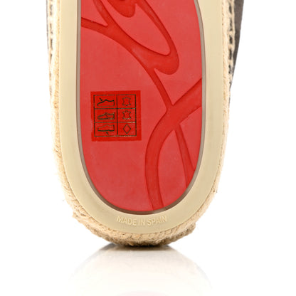 Christian Louboutin Suede Mens Nanou Flat Espadrilles 44 Brown 7 of 10