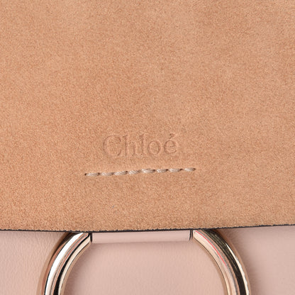 Chloe Suede Calfskin Mini Faye Bracelet Bag Cement Pink 6 of 11