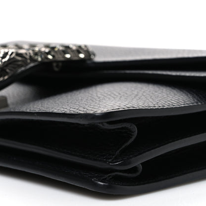 Gucci Pebbled Calfskin Small Dionysus Shoulder Bag Black 10 of 11