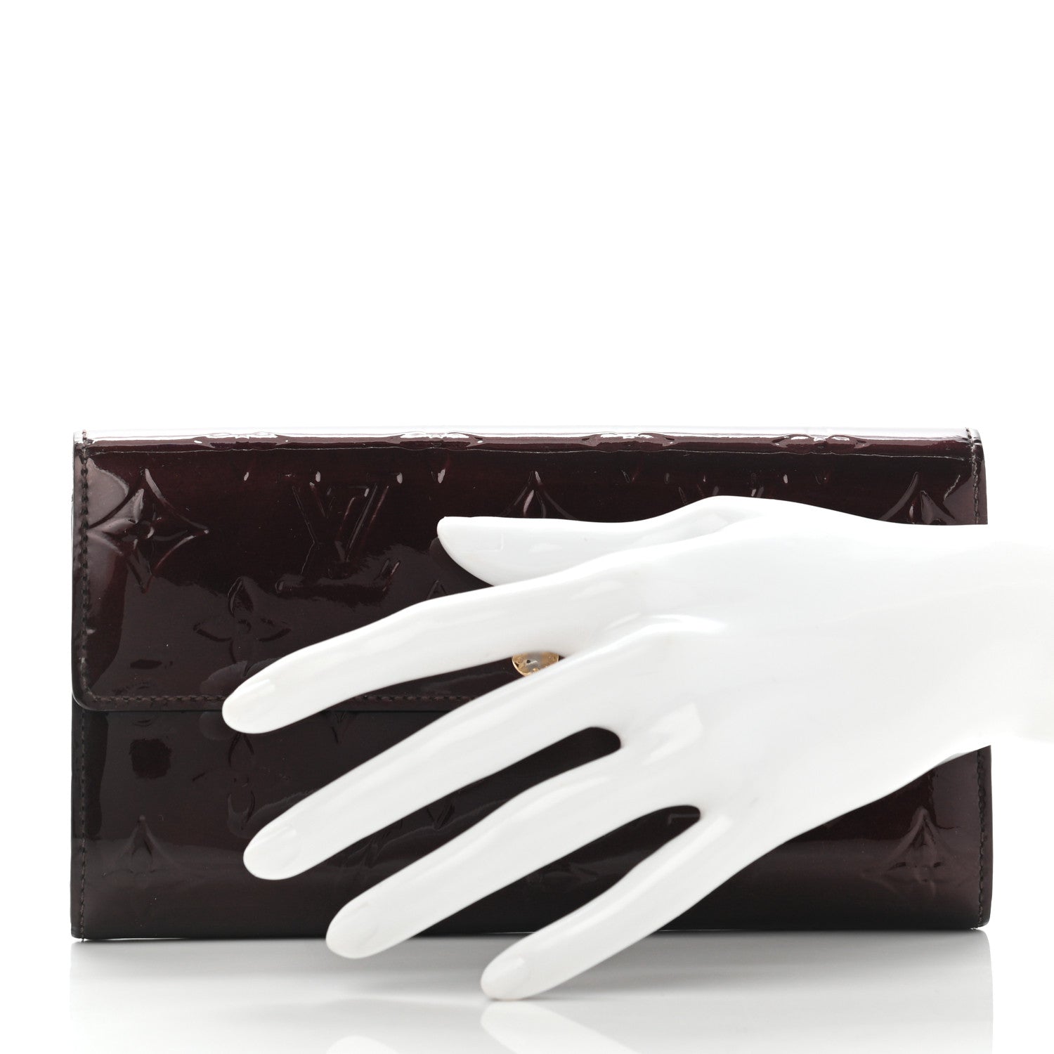 Louis Vuitton Vernis Sarah Wallet Amarante 2 of 11