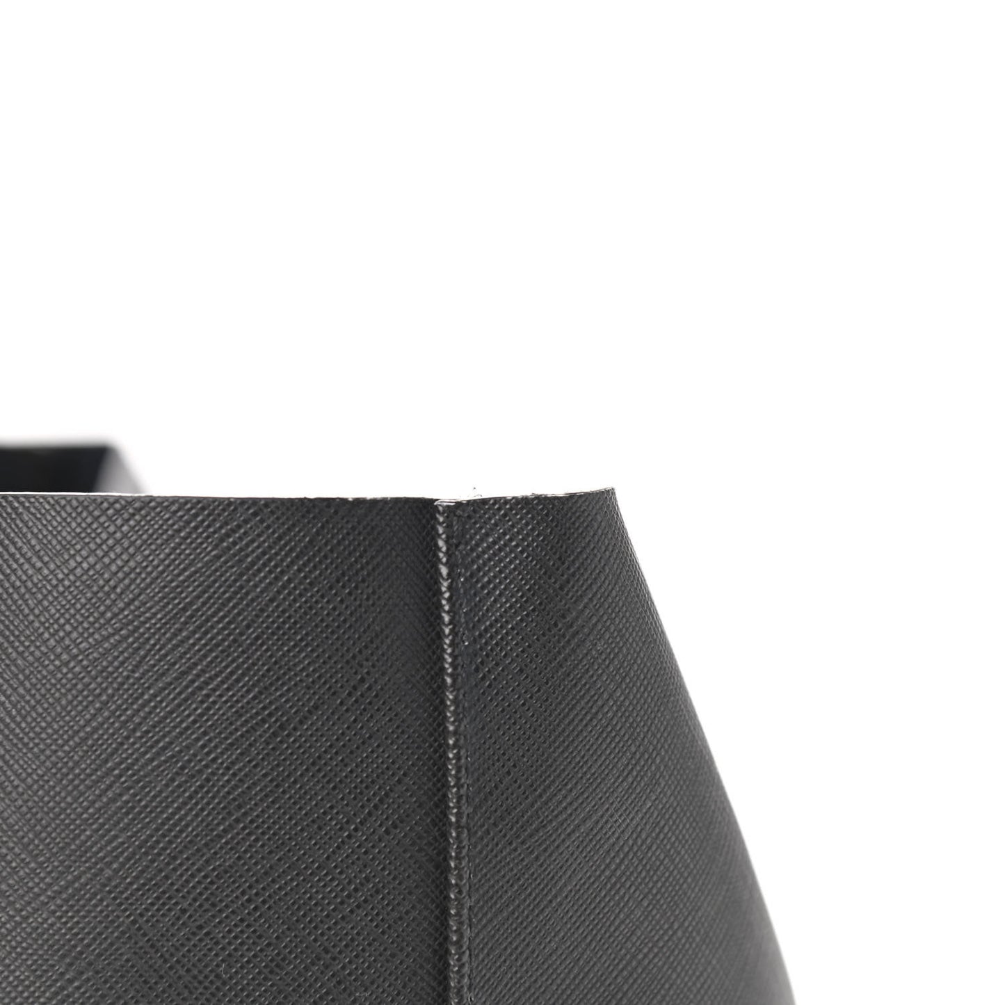 Textured Coated Canvas Rottweiler Pint Large Antigona Tote Black