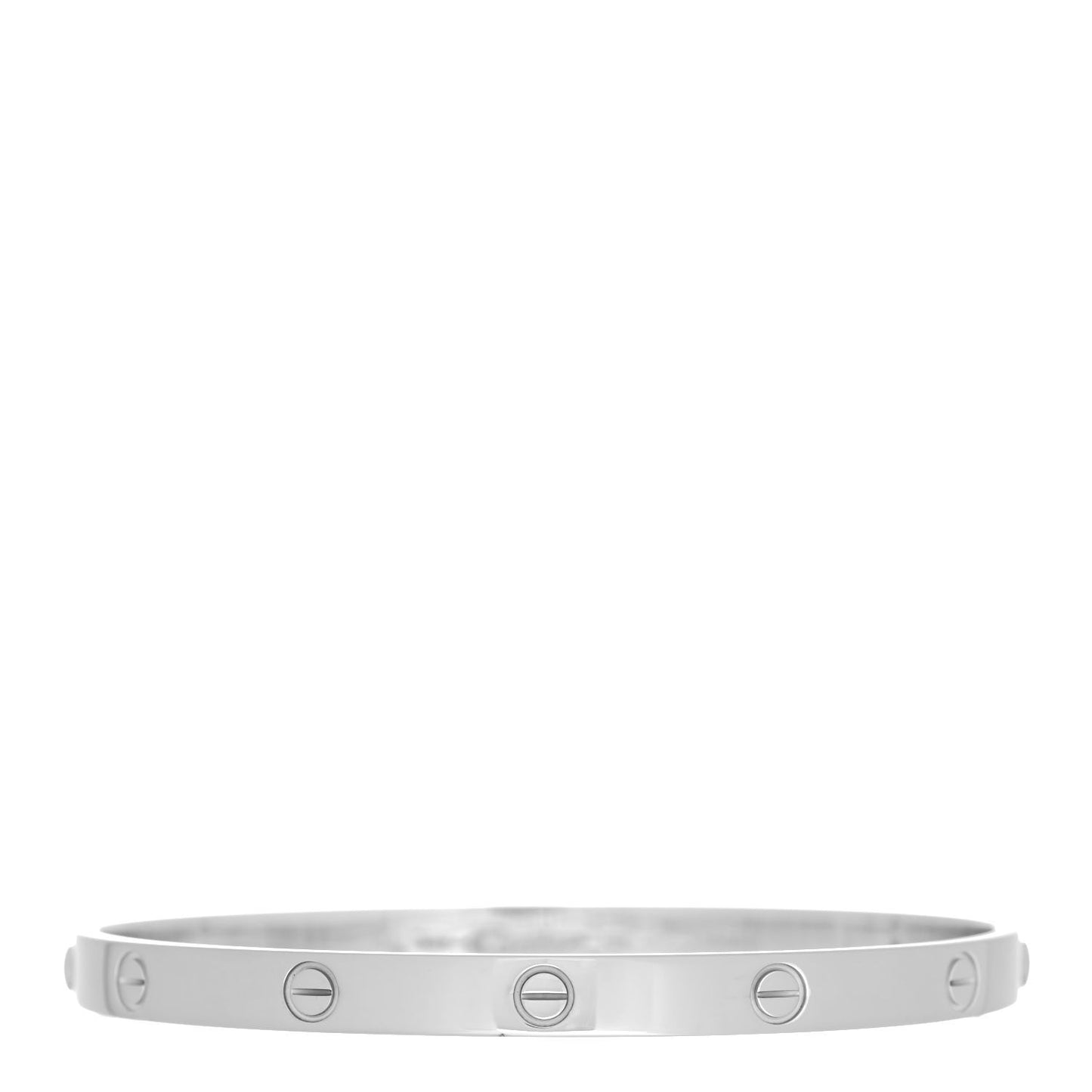 18K White Gold LOVE Bracelet 21
