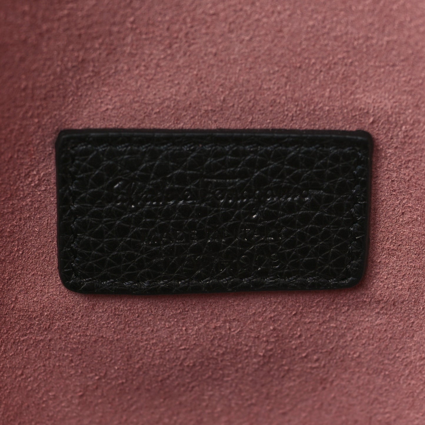Grainy Calfskin Medium Gancini Tote Black