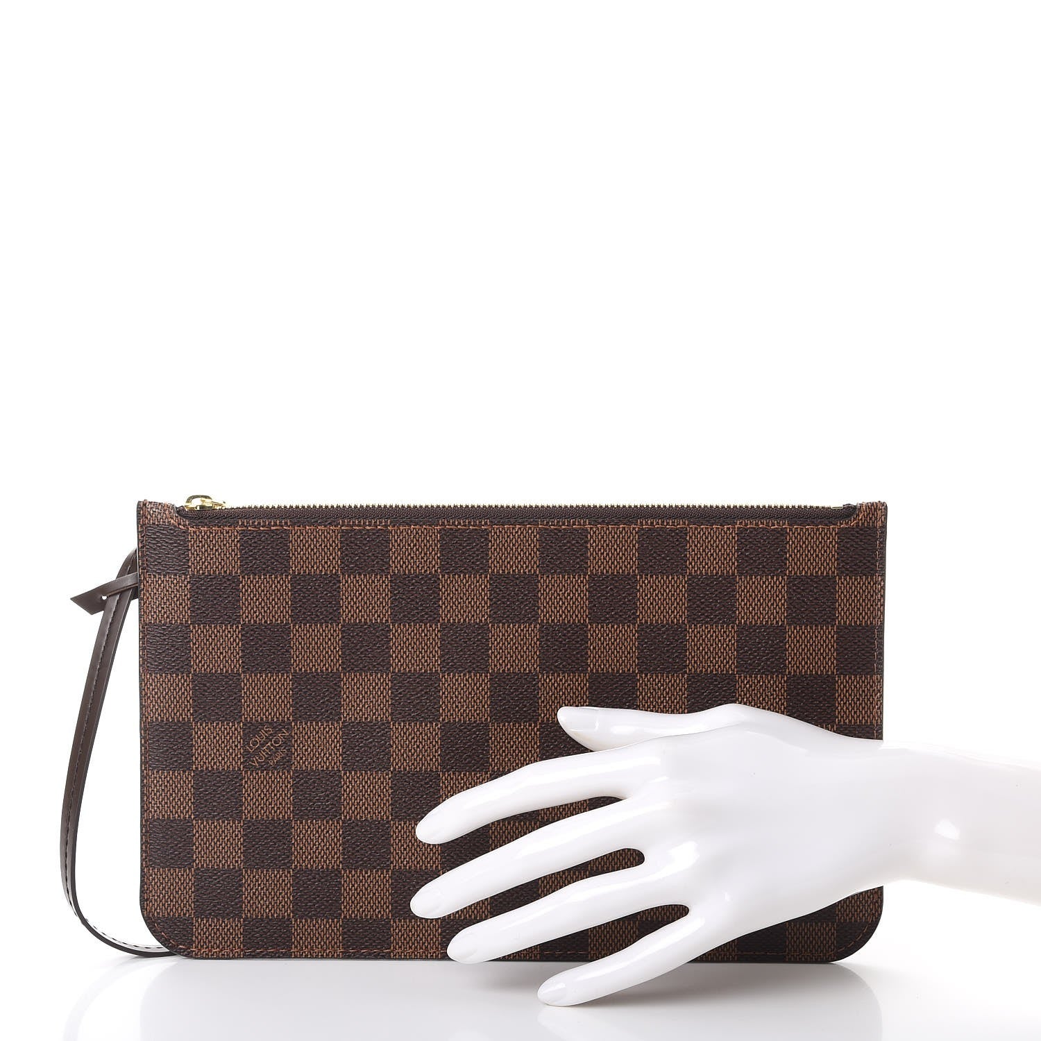 Louis Vuitton Damier Ebene Neverfull MM GM Pochette 2 of 7