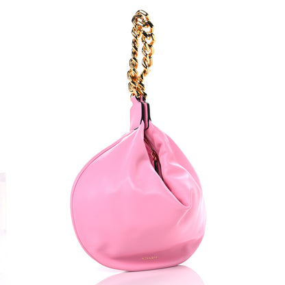 Versace Calfskin La Medusa Chain Hobo Pink 3 of 11