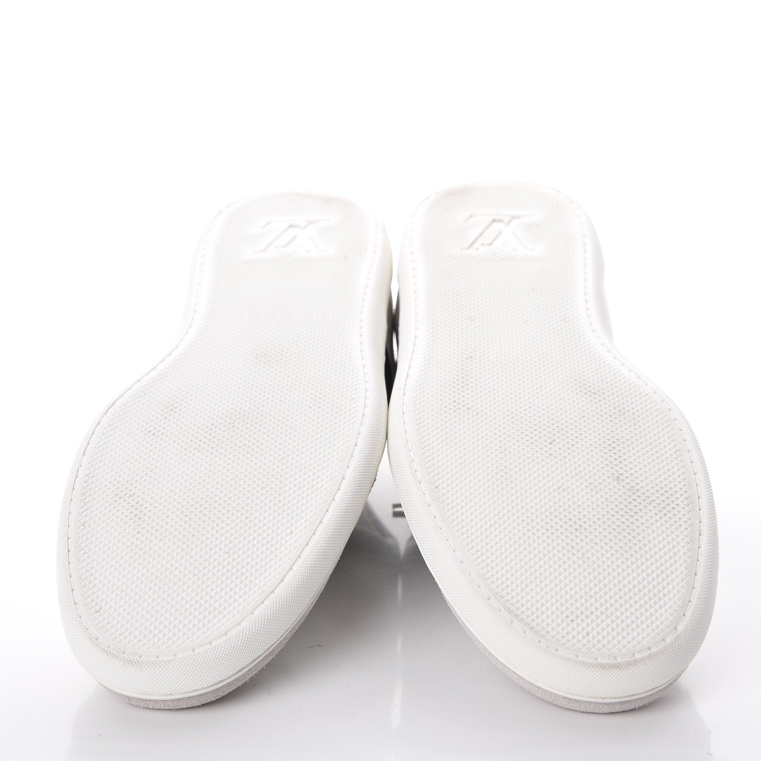 Louis Vuitton Calfskin Damier Waterline Sneakers 9.5 White 6 of 11