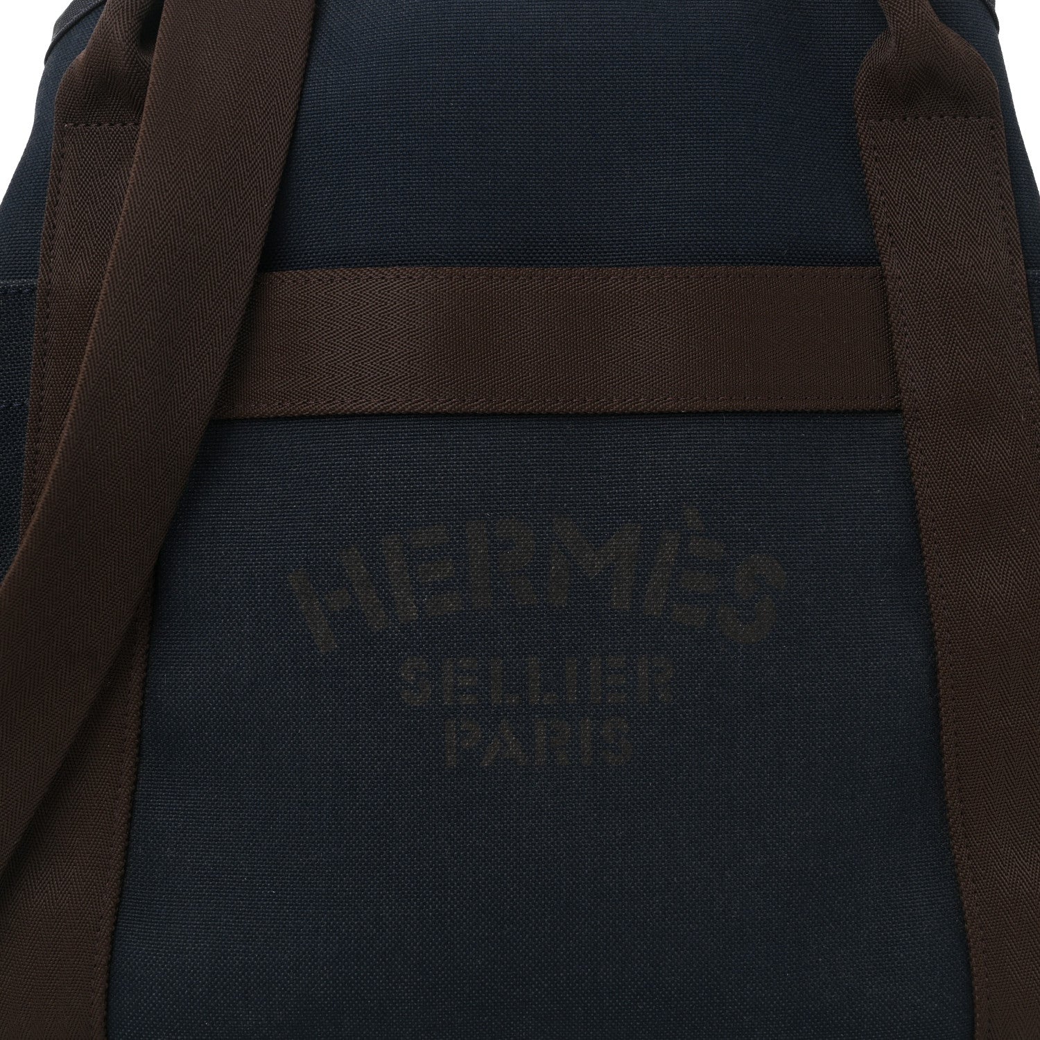 Hermes Toile Sac De Pansage Groom Bleu Navy Feu 8 of 11