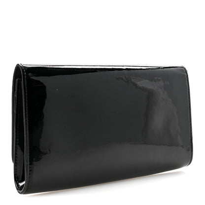 Louis Vuitton Patent Neo Sobe Louise EW Clutch Black 3 of 7