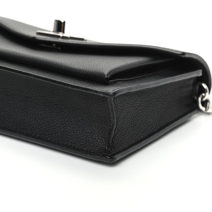Louis Vuitton Soft Calfskin My Lockme Chain Pochette Black 8 of 8