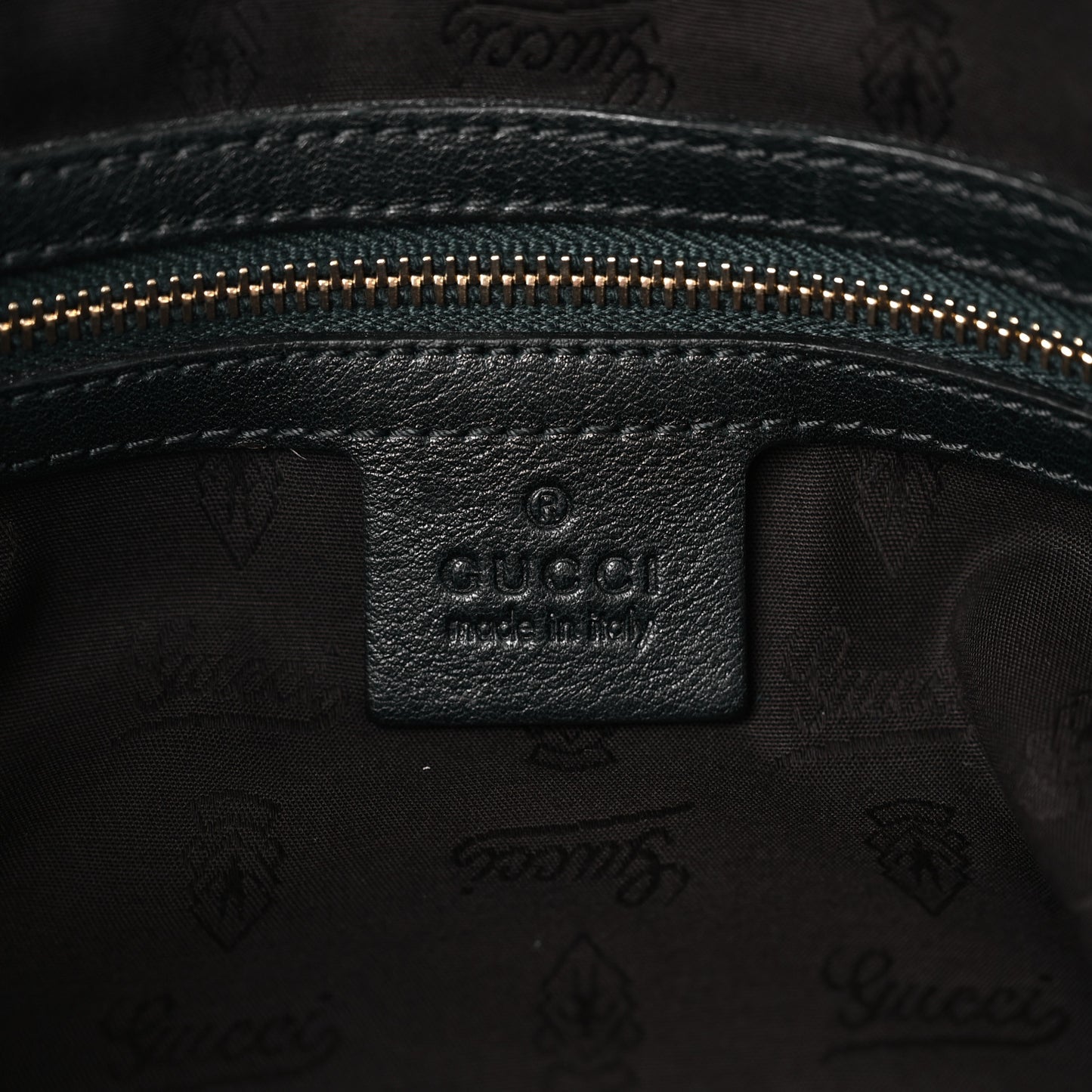 Guccissima Medium Top Handle Bag Black