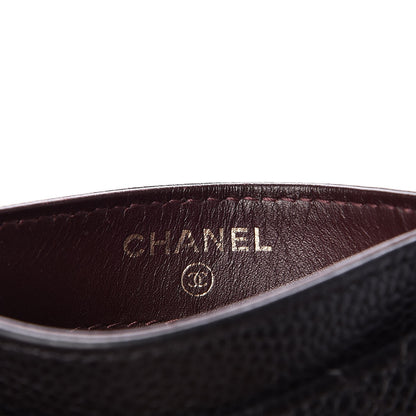 Chanel Caviar Quilted Card Holder Black 7 of 9
