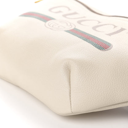 Gucci Grained Calfskin Logo Belt Bag White 7 of 11