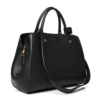 Louis Vuitton Empreinte Montaigne MM Black 3 of 10