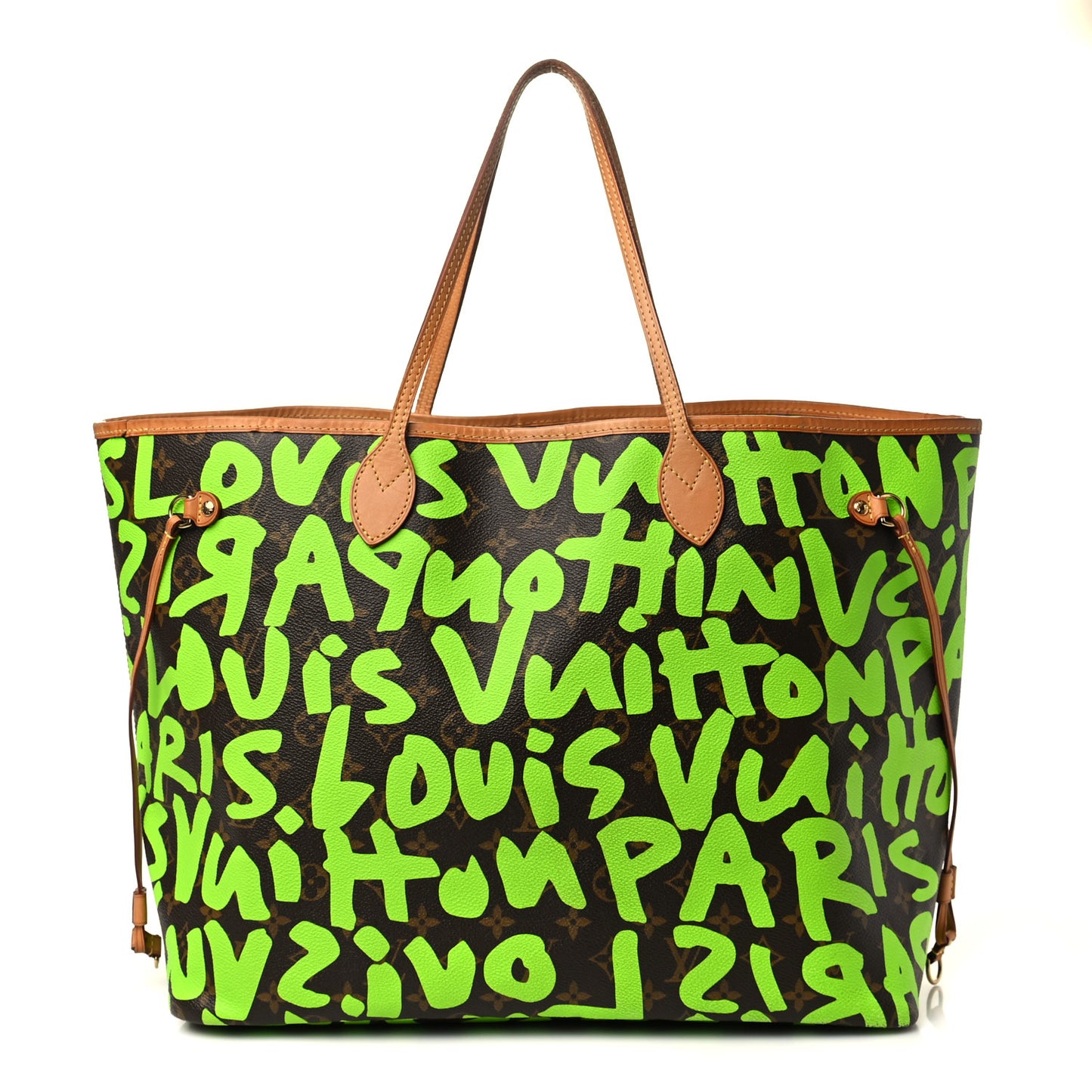 Monogram Graffiti Neverfull GM Green