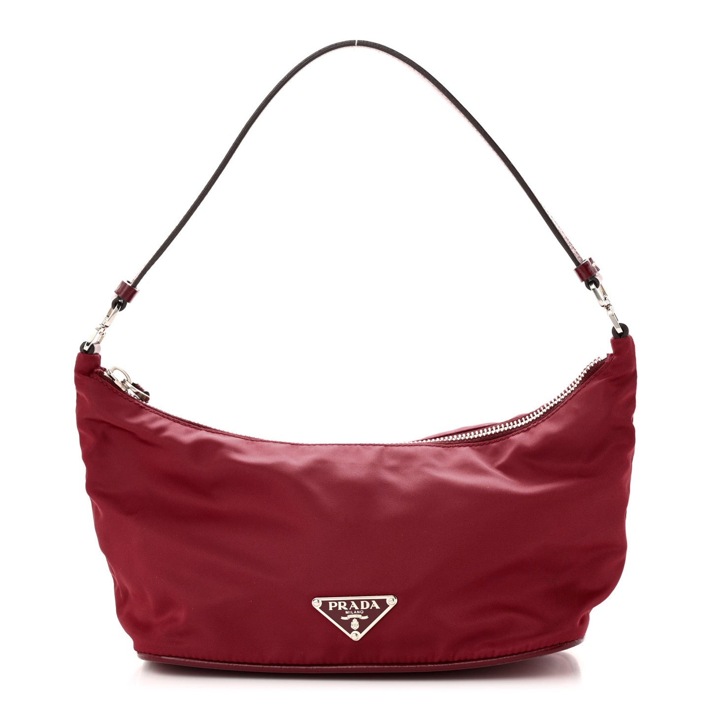 Tessuto Nylon Small Shoulder Bag Red