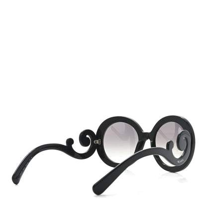 Prada Baroque Sunglasses SPR 27N Black 4 of 7