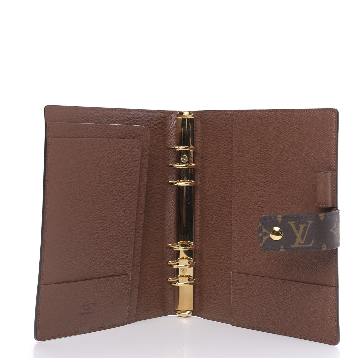 Monogram Large Ring Agenda Cover