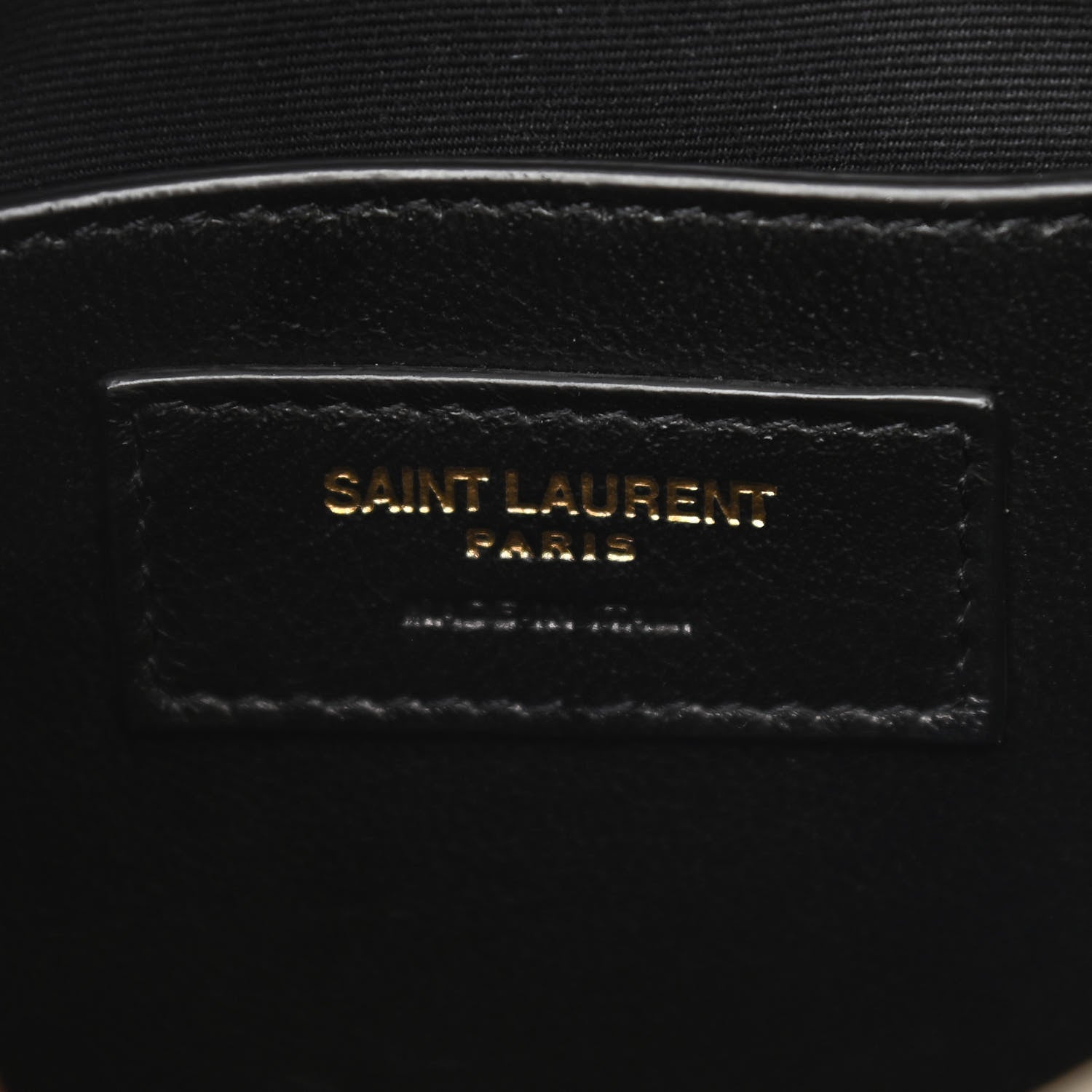 Saint Laurent Smooth Calfskin Small Talitha Bucket Bag Vintage White 6 of 9