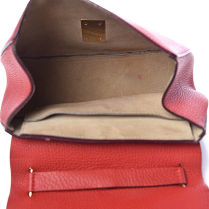 Chloe Grained Lambskin Drew Shoulder Bag Plaid Red 5 of 18