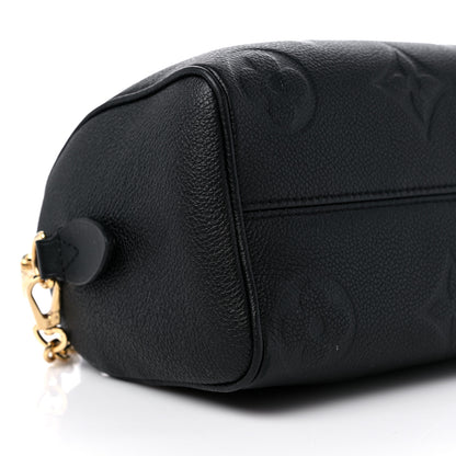 Louis Vuitton Empreinte Monogram Giant Speedy Bandouliere 20 Black 7 of 9