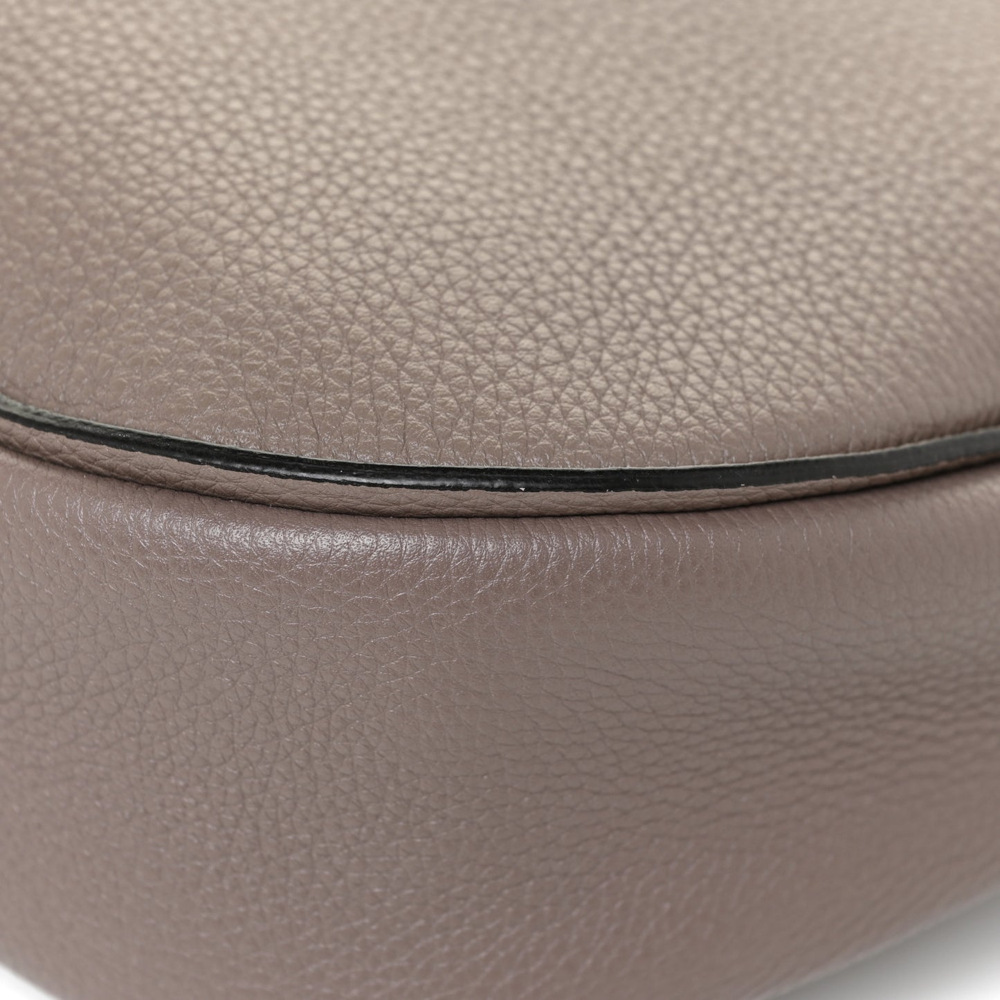 Calfskin Reverse Hobo Gray