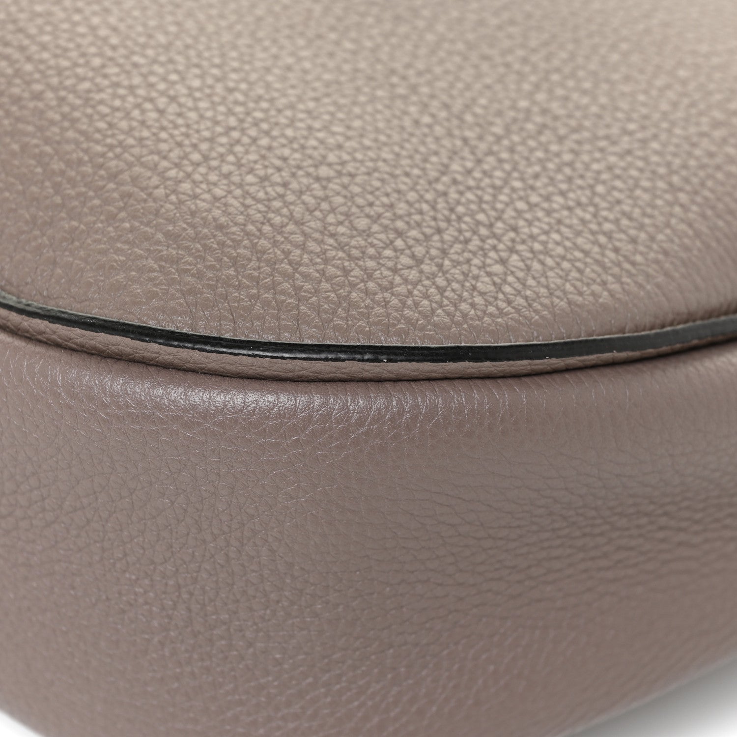 Salvatore Ferragamo Calfskin Reverse Hobo Gray 7 of 13